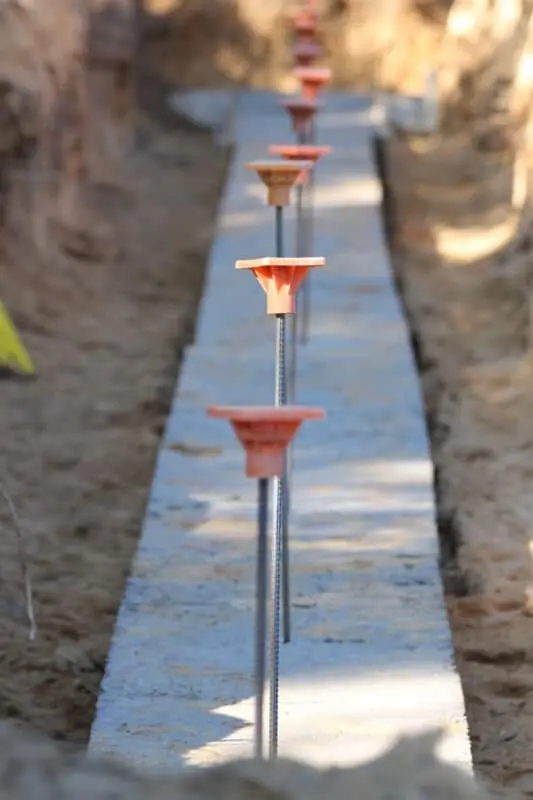 footing for construction